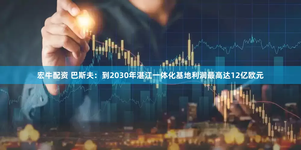宏牛配资 巴斯夫：到2030年湛江一体化基地利润最高达12亿欧元